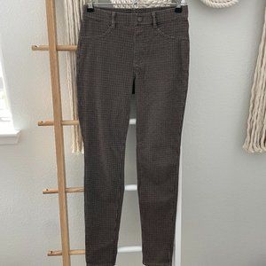 Uniqlo Tweed Ultra Stretch High-Rise Leggings Pants (Size: S, Waist 26-27in)